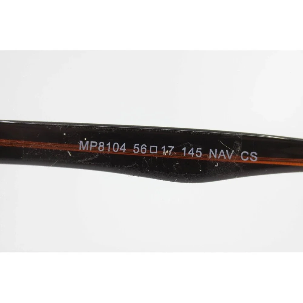 Modern Navy Blue Rectangular Eyeglass Frames MP8104 56-17-145 NAV CS